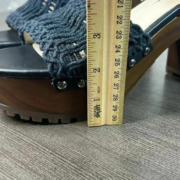 Jessica Simpson Timia Womens Woven Slingback Platform Sandals - Picture 11 of 12